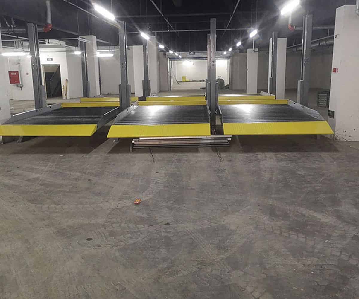 四柱簡易式機械立體車庫短租